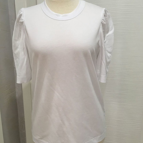 Rodebjer lyocell/cotton blouse M new, white