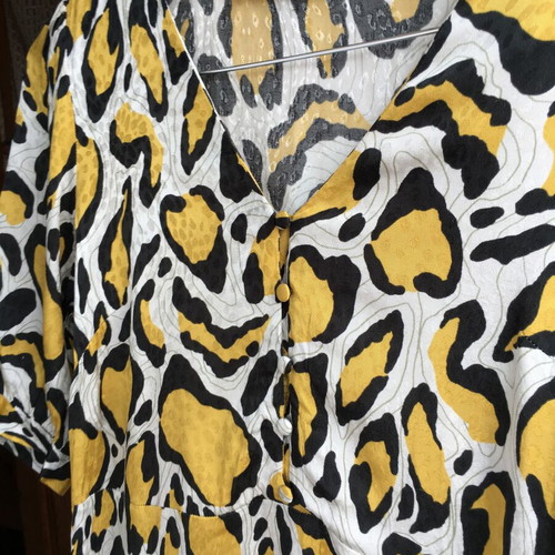 Gestuz animal print summer dress XS/S like new