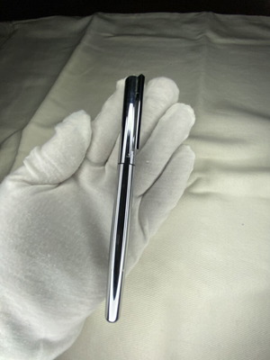 Waterman Vintage Fountain Pen Chrome Black Edition like new