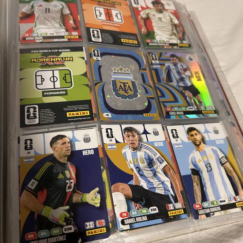 World Cup 2026 Sticker Album like new, 50% complete, collectible