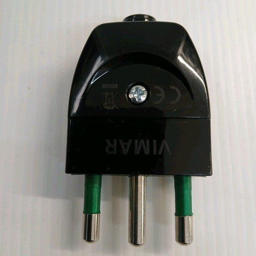 Safety male plug 2P+E 16A 250V new