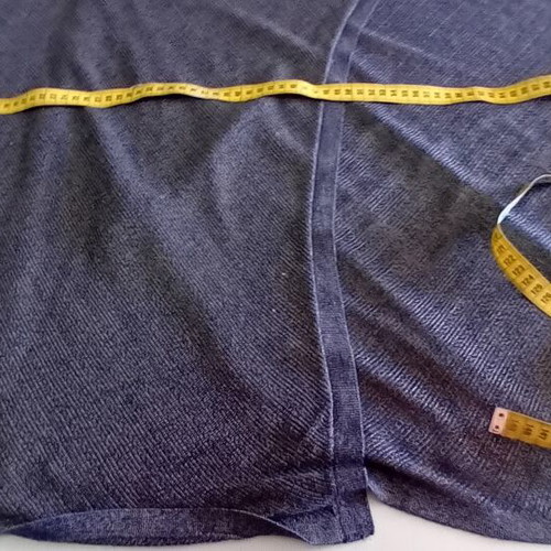 White House Black Market women's knit blouse with lurex, like new, gray charcoal