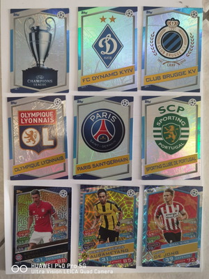 Topps Match Attack Champions League Super Stars set new, 40 cards
