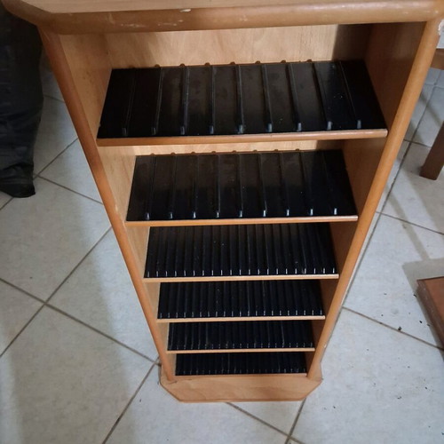 CD and DVD rack shelf used