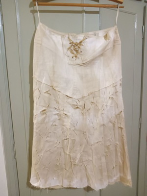 Long denim skirt, Medium size