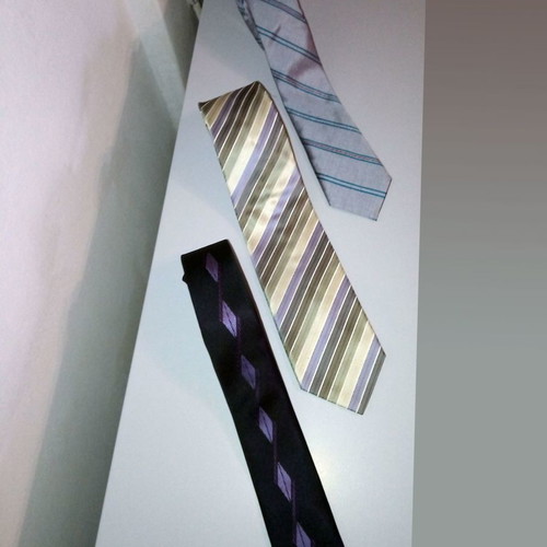 Branded silk men's ties set of 3, like new