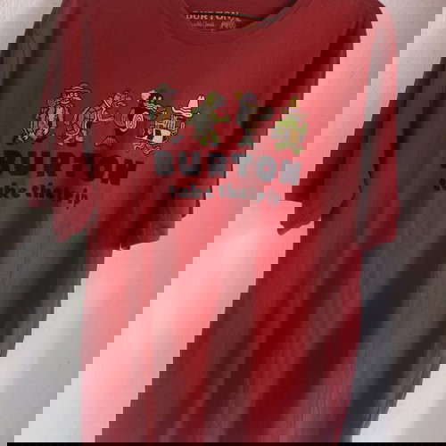 Burton тениска размер M като ново, червена