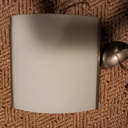 Pendant light inox and sandblasted like new