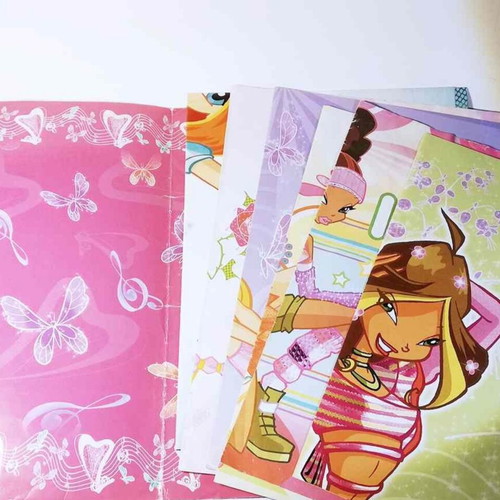 Winx Mega Poster Book used, set of 6 double-sided posters