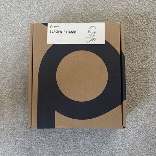 Poly Blackwire 5220 On Ear Multimedia Headphones with USB-C