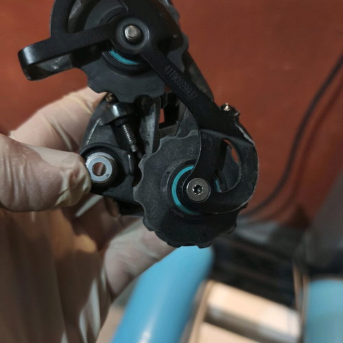 Sram Force 10-speed rear derailleur used, short, carbon-aluminum