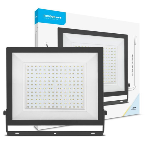 Modee Lighting E-series Slim LED προβολέας 150W 6000K 12000lm, πακέτο 3