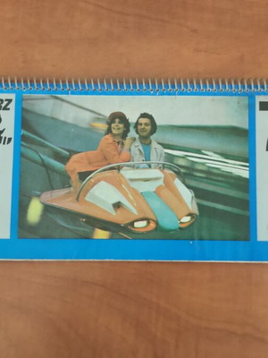 DDR Tischkalender 1972 vintage μεταχειρισμένο, Textil Commerz Berlin