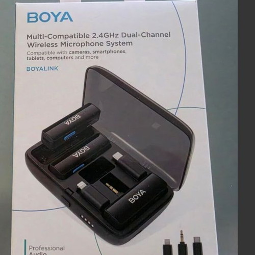 Boya Boyalink Wireless Lavalier Microphones like new