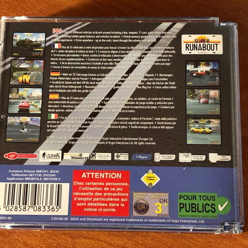 Super Runabout - The Golden State Sega Dreamcast game like new