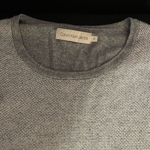 Calvin Klein Jeans spring thin sweater like new, gray