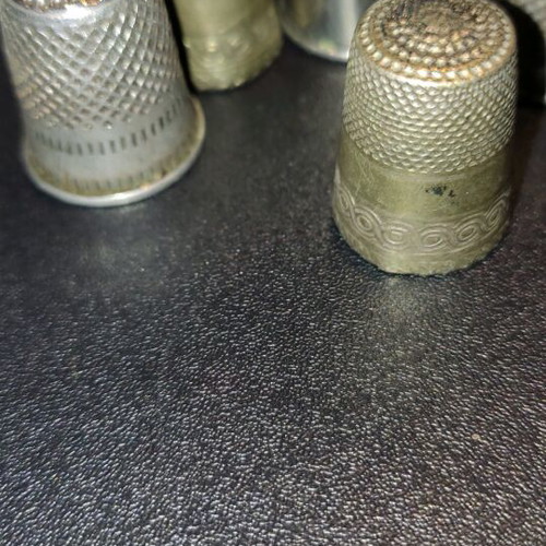 Thimbles used for sewing, pack of 5 pieces