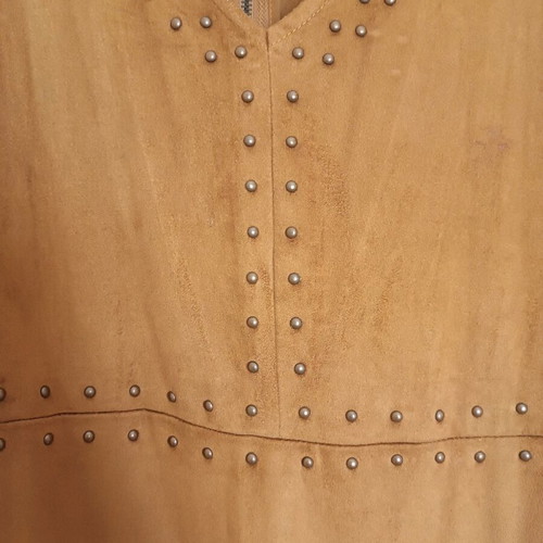Dress brown short size S like new with soft texture