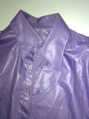 Ανδρικό λιλά πουκάμισο XXL μεταχειρισμένο