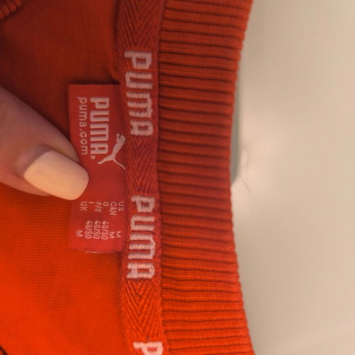 Puma t-shirt short sleeve red size M like new