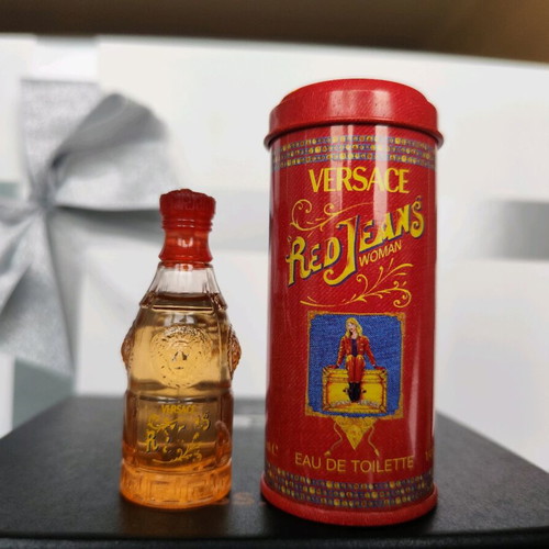 Red Jeans Versace miniature perfume new, 7.5 ml eau de toilette