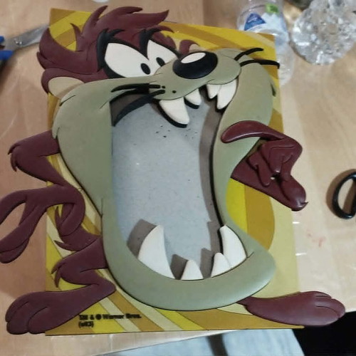 Taz Warner Bros children's photo frame, like new