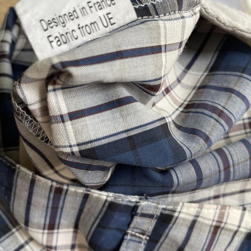 Sessùn plaid pants size S, like new, cotton linen blend