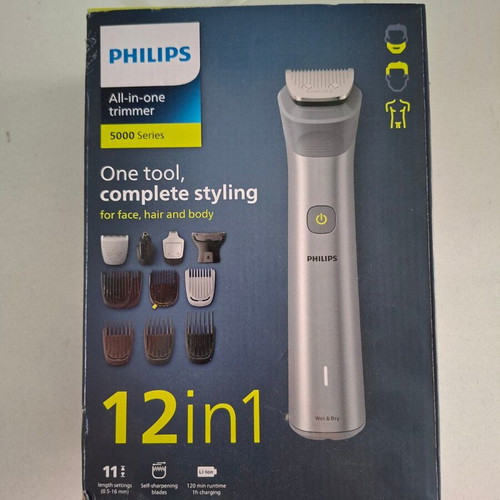 Philips Series 5000 Rechargeable Hair Clipper MG5940/15 like new, grey