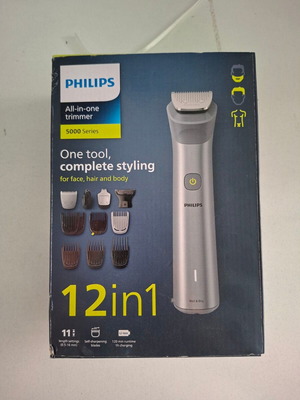 Philips Series 5000 Rechargeable Hair Clipper MG5940/15 like new, grey