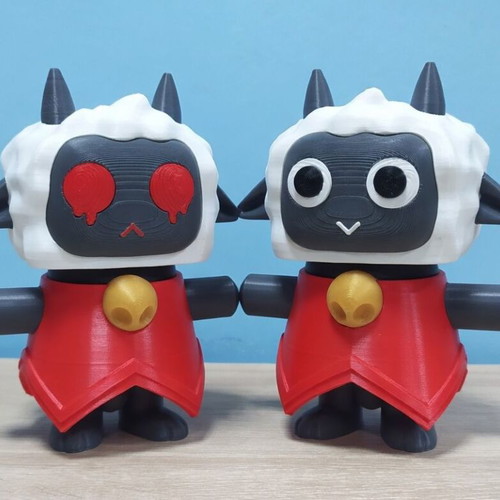 Cult of the Lamb figure 3D printed, 12 cm, new