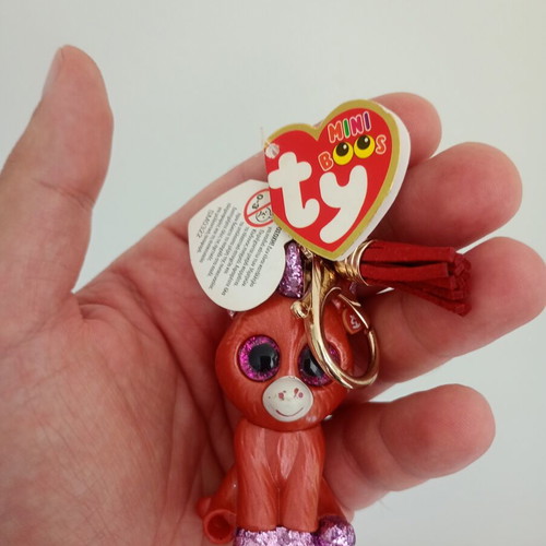 Ty Beanie keychain figure used with missing leg