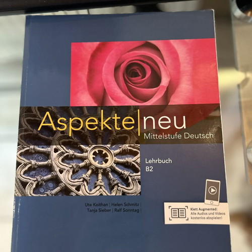 Aspekte neu B2 Lehrbuch used, German language learning book