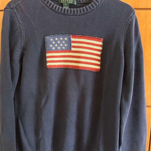 Ralph Lauren women's sweater used, blue, size M
