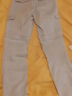 H&M L.O.G.G. Unisex Cargo Pants Beige Size M 38 Like New