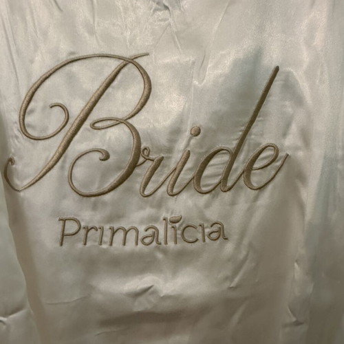 Primalicia bridal robe like new, white