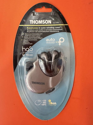 Thomson HED170 ενσύρματα ακουστικά με θήκη αυτόματης περιέλιξης, Σφραγισμένα