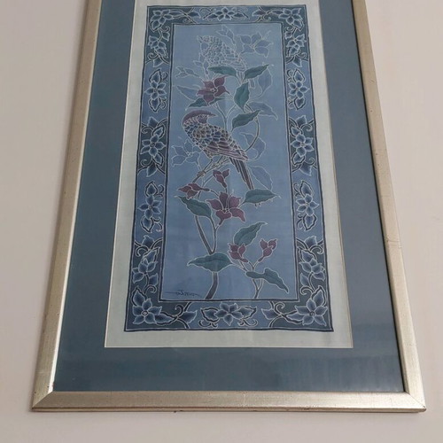 Batik painting authentic, framed from Bali