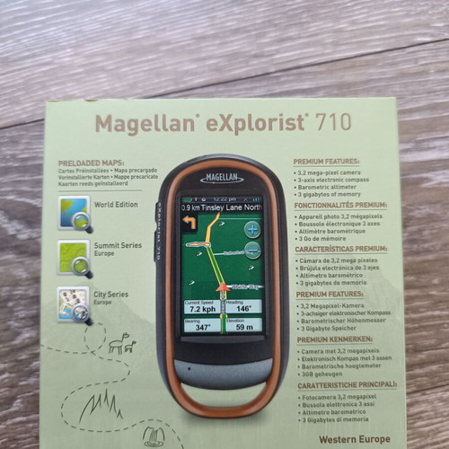 Magellan eXplorist 710 portable GPS new for outdoor activities