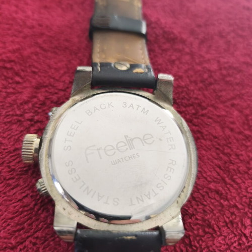 Freeline men's watch used, black and gold