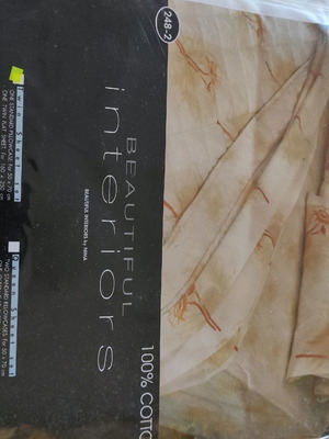 NIMA Home bed sheets new, 100% cotton, set of 2 with pillowcase