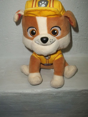 Paw Patrol λούτρινα σαν καινούργια, πακέτο 3 με Rubble, Rocky και Marshall