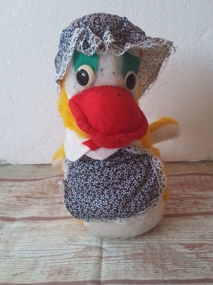 Vintage Beanie Toy Bird plush duck used