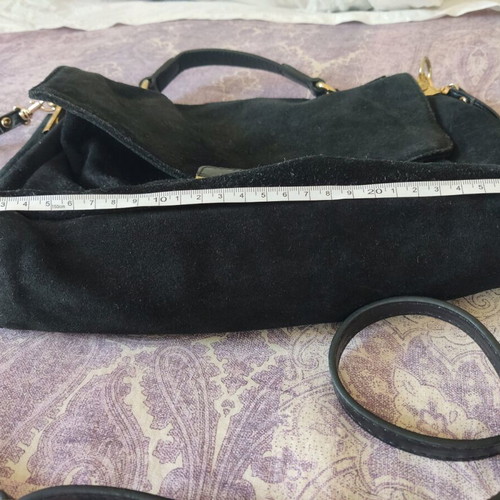 NAF NAF leather black crossbody bag used, good condition