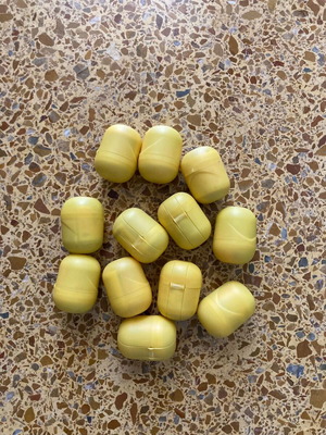 Kinder Surprise closed pack of 12 yellow eggs new