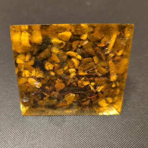 Energy Orgone Pyramid 7 Chakras with Crystals and Shri Yantra Symbol new