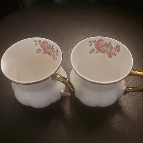 Vintage porcelain cups set of 2 new