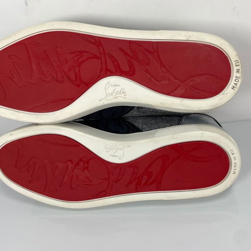 Christian Louboutin Master Key Flat Neo3D sneakers used size 37.5 black silver