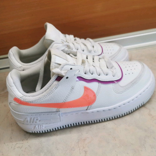 Nike Air Force 1 Shadow women's sneakers like new, size 40, white