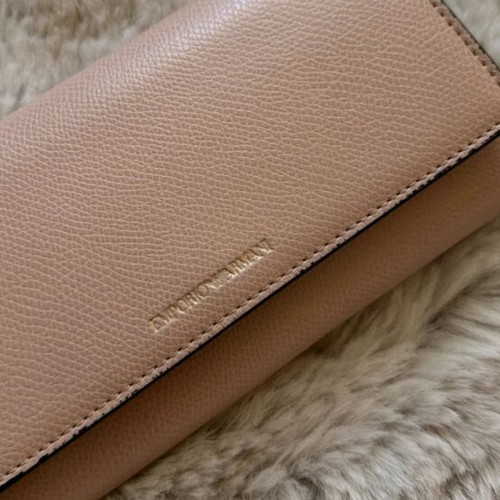 Armani large wallet used, pink