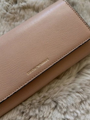 Armani large wallet used, pink